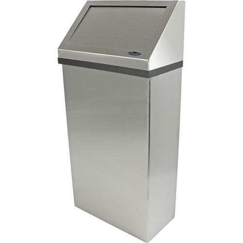 Frost 303-3 NL Wall Mounted Waste Receptacle Wall Mounted Waste Receptacle, Stainless Steel, 13.2 US gal. - Each