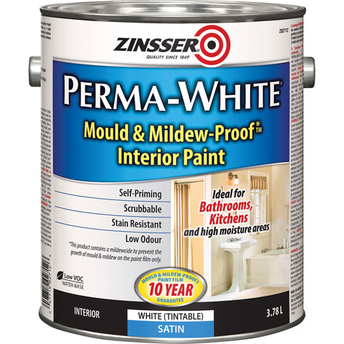 Zinsser Perma-White® Mold & Mildew-Proof™ Interior Paint  (Can)-Click on options for variations & Details.