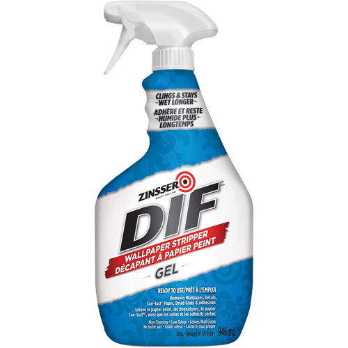 Zinsser Z02467H DIF® Wallpaper Stripper Gel DIF<sup>®</sup> Wallpaper Stripper Gel, 946 ml, Trigger Bottle - Bottle