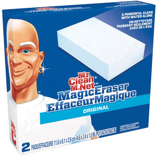 Mr. Clean 1494 Magic Eraser Scrubbing Sponges Magic Eraser Scrubbing Sponges, Scrubbing, 2-3/10" W x 4-3/5" L - Pack of 2