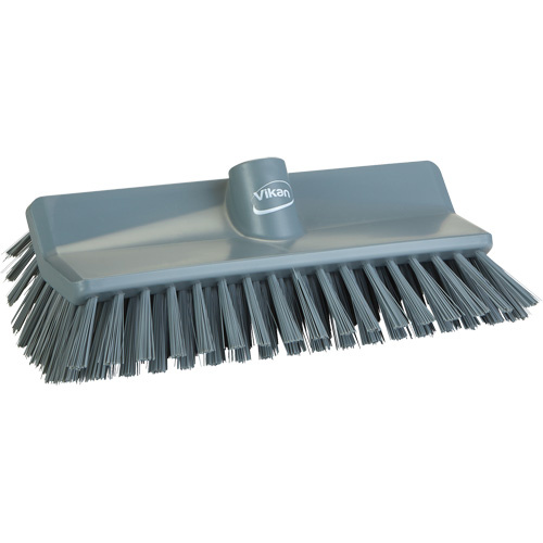 Vikan 704788 High-Low Brush High-Low Brush, Medium Bristles, 10-1/4" Long, Grey - Each