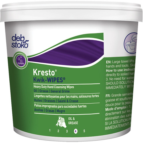SC Johnson Professional KKW130W Kresto® Kwik-Wipes® Wipes Kresto<sup>®</sup> Kwik-Wipes<sup>®</sup> Wipes, 130 Wipes, 12" x 10" - Each