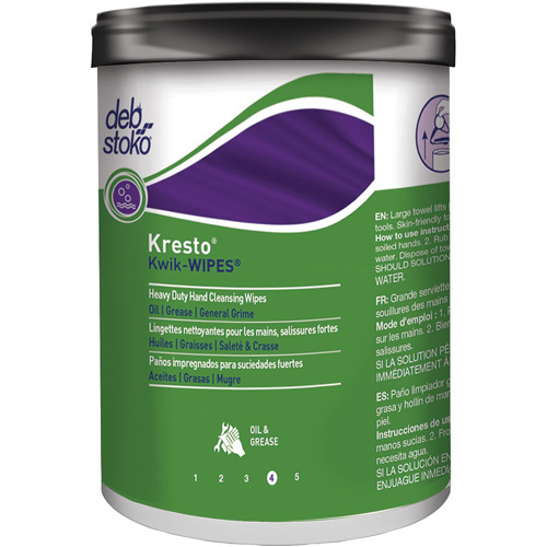 SC Johnson Professional KKW70W Kresto® Kwik-Wipes® Wipes Kresto<sup>®</sup> Kwik-Wipes<sup>®</sup> Wipes, 70 Wipes, 12" x 10" - Each