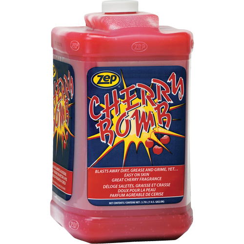 Zep M60323 Cherry Bomb Heavy-Duty Hand Cleaner Cherry Bomb Heavy-Duty Hand Cleaner, Pumice, 3.78 L, Bottle, Cherry - Bottle