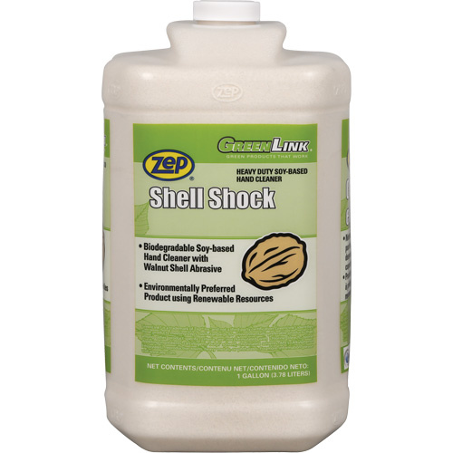 Zep 318524 Shell Shock Heavy-Duty Hand Cleaner Shell Shock Heavy-Duty Hand Cleaner, Cream, 3.78 L, Jug, Scented - Bottle