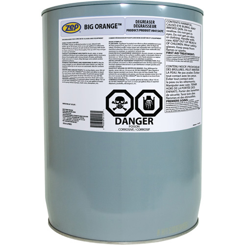 Zep 41547C Big Orange Industrial Degreaser & Graffiti Remover Big Orange Industrial Degreaser & Graffiti Remover, 20 L - Pail