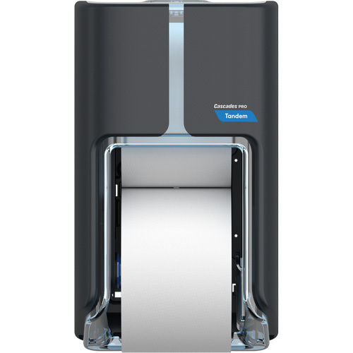 Cascades C310 Pro Tandem Top-Bottom High Capacity Toilet Paper Dispenser, Multiple Roll Capacity-(Each)