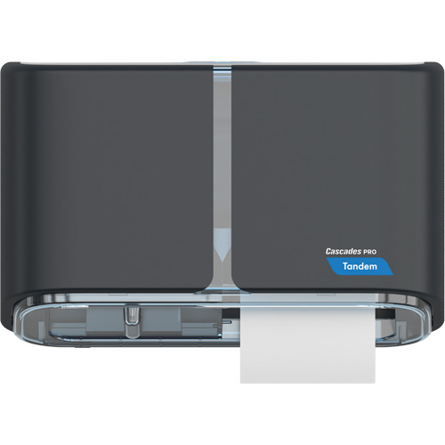 Cascades C312 Pro Tandem Side-by-Side High Capacity Toilet Paper Dispenser, Multiple Roll Capacity-(Each)