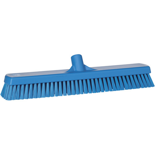 Vikan 70623 Deck & Wall Scrub Brush Deck & Wall Scrub Brush, Stiff Bristles, 19", Polyester, Blue - Each