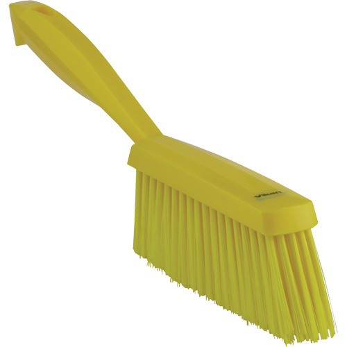 Vikan 45876 Bench Brush Bench Brush, Soft Bristles, 13" Long, Yellow - Each