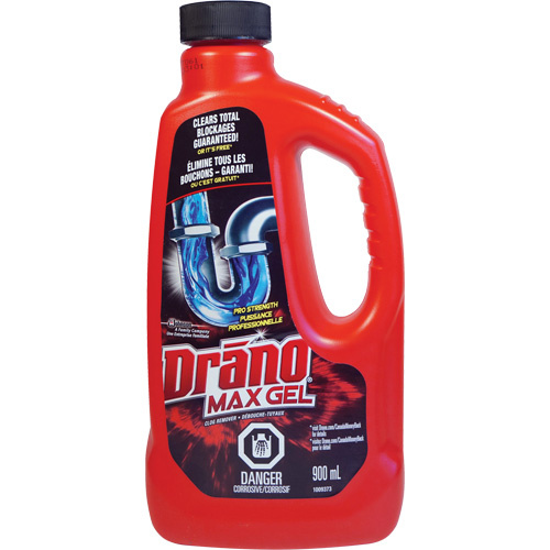 SC Johnson 10059200007231 Drano® Max Gel Clog Remover Drain Cleaner Drano<sup>®</sup> Max Gel Clog Remover Drain Cleaner - Bottle