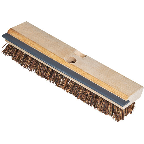 M2 Professional BD-226BA Utility Scrub Brush & Squeegee Utility Scrub Brush & Squeegee, 11" L, Palmyra Bristles, Beige - Each