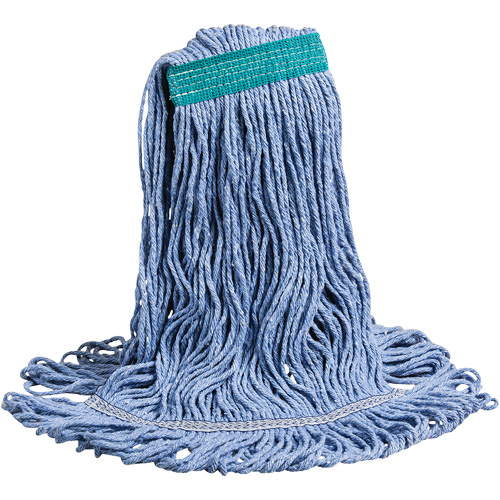M2 Professional MW-SLR1S-NB-BL SuperLooper Wet Mop, Polyester/Rayon, Loop Style-(Each)