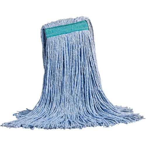M2 Professional MW-SWC20-BL Swinger Wet Mop, Polyester/Rayon, 20 oz., Cut Style-(Each)