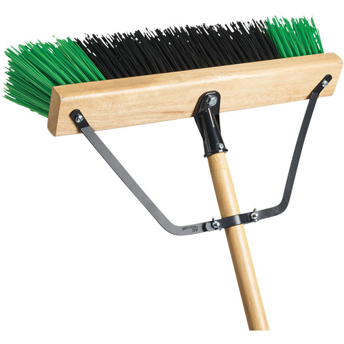 M2 Professional PB-BD700-GB24 Bulldog Broom & Handle, 24", Coarse, PVC Bristles-(Each)