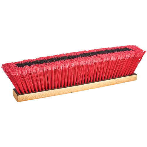 M2 Professional PB-BD701-RB18 Bulldog Push Broom Head, 18", Medium, PVC Bristles-(Each)