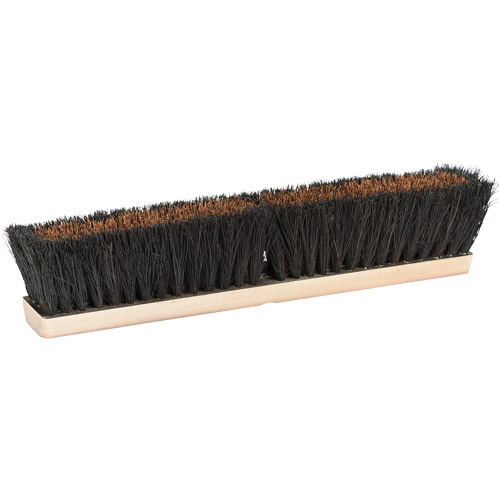 M2 Professional PB-HB18 Push Broom Head, 18", Coarse, Tampico/Palmyra Bristles-(Each)