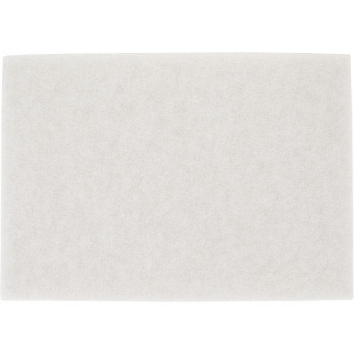 3M F-4100-WHT-20X14 TopLine Speed Floor Pad, 14" x 20", Buffing/Cleaning/Polish, White - (Case of 10)