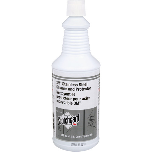 3M F-SSCP Stainless Steel Cleaner and Protector Stainless Steel Cleaner and Protector, 946.4 ml, Bottle - Bottle