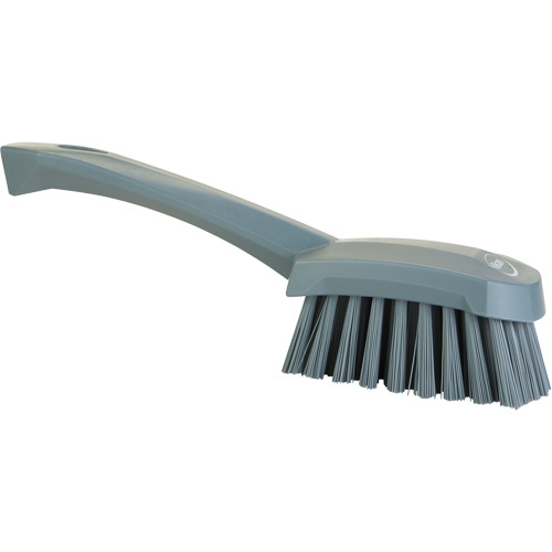 Vikan 419288 Short-Handled Churn Brush Short-Handled Churn Brush, Stiff Bristles, 10" Long, Grey - Each - Image 2