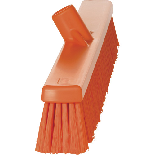 Vikan 31997 Small Particle Push Broom Head Small Particle Push Broom Head, Fine Bristles, 24", Polyester, Orange - Each