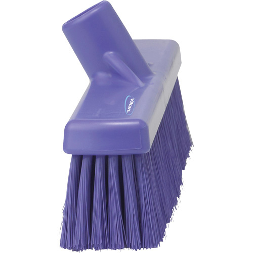 Vikan 31748 Combo Bristle Push Broom Head Combo Bristle Push Broom Head, Coarse/Fine Bristles, 16-1/2", Polyester, Purple - Each