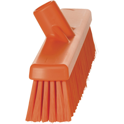 Vikan 31797 Small Particle Push Broom Head Small Particle Push Broom Head, Fine Bristles, 16-1/2", Polyester, Orange - Each