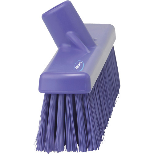 Vikan 31798 Small Particle Push Broom Head Small Particle Push Broom Head, Fine Bristles, 16-1/2", Polyester, Purple - Each