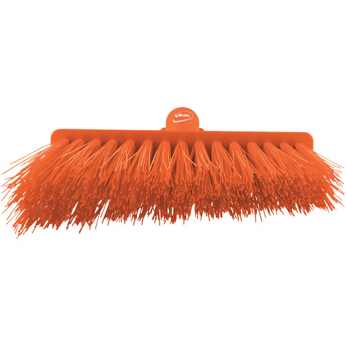 Vikan 29147 Angle Broom Head Angle Broom Head, X-Coarse Bristles, 12", Polyester, Orange - Each