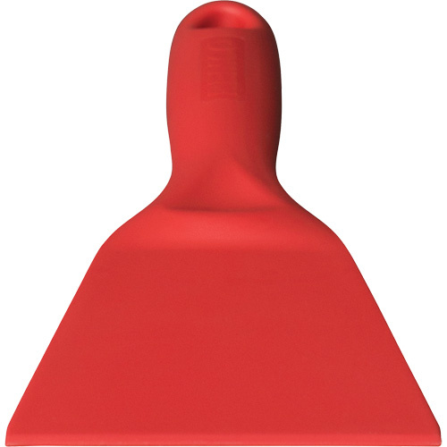 Vikan 69614 Plastic Scraper Plastic Scraper, Red, 3" W x 8" L - Each