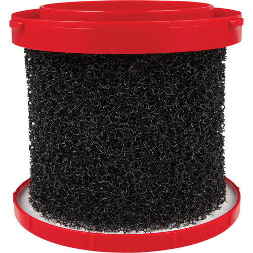 Milwaukee 49-90-2015 Wet Vacuum Filter, Foam, Fits 1.6 - 2.5 US gal.-(Each)