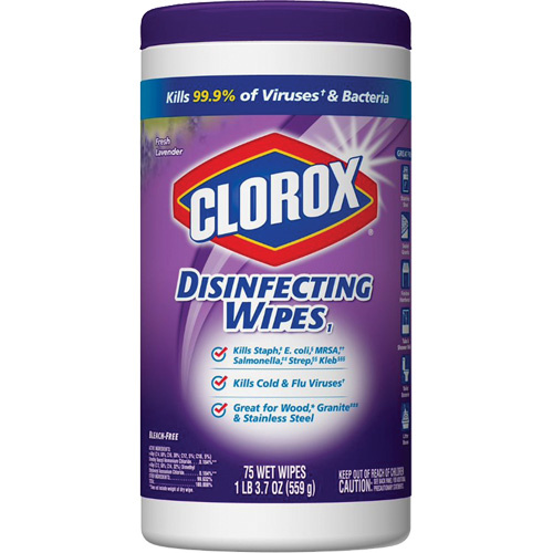 Clorox 55500011612 Disinfecting Wipes, 75 Count-(Each)