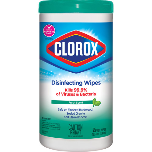 Clorox 55500016099 Disinfecting Wipes, 75 Count-(Each)