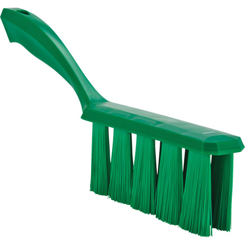 Vikan 45852 UST Bench Brush UST Bench Brush, Medium Bristles, 13" Long, Green - Each