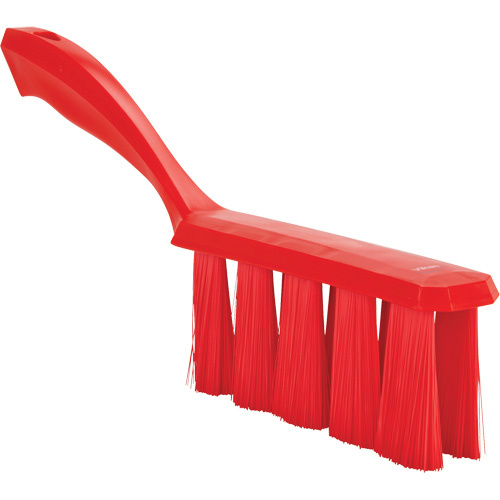 Vikan 45854 UST Bench Brush UST Bench Brush, Medium Bristles, 13" Long, Red - Each
