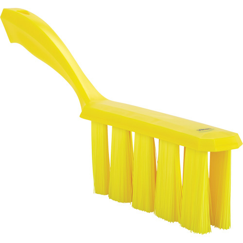 Vikan 45856 UST Bench Brush UST Bench Brush, Medium Bristles, 13" Long, Yellow - Each