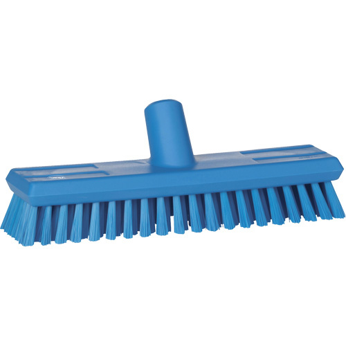 Vikan 70433 Waterfed Brush Waterfed Brush, Medium Bristles, 11" Long, Blue - Each
