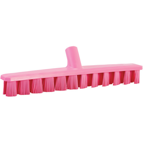 Vikan 70641 Waterfed UST Brush Waterfed UST Brush, Stiff Bristles, 16" Long, Pink - Each