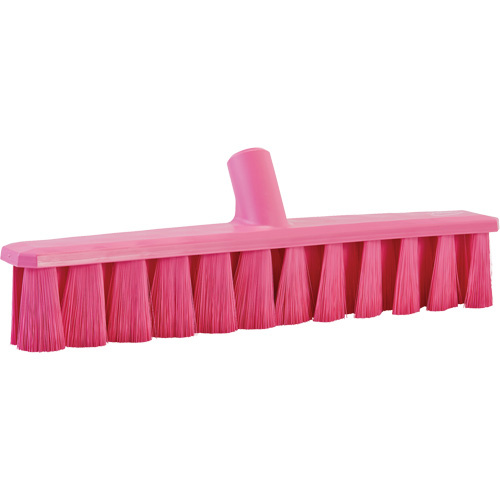 Vikan 31711 UST Soft Push Broom UST Soft Push Broom, Fine Bristles, 15-1/4", Polyester, Pink - Each