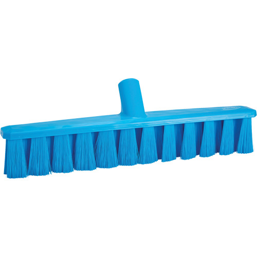 Vikan 31713 UST Soft Push Broom UST Soft Push Broom, Fine Bristles, 15-1/4", Polyester, Blue - Each