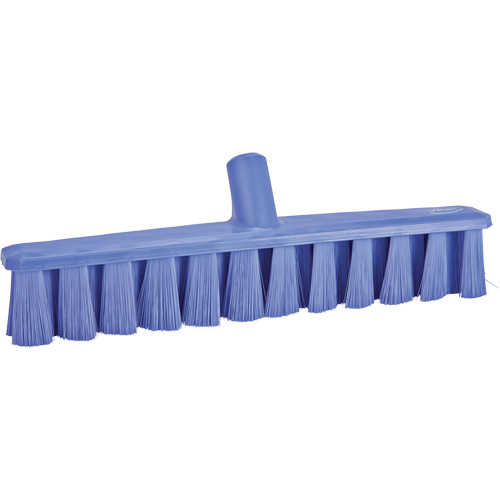 Vikan 31718 UST Soft Push Broom UST Soft Push Broom, Fine Bristles, 15-1/4", Polyester, Purple - Each