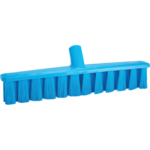 Vikan 31733 UST Push Broom UST Push Broom, Medium Bristles, 15-1/4", Polyester, Blue - Each