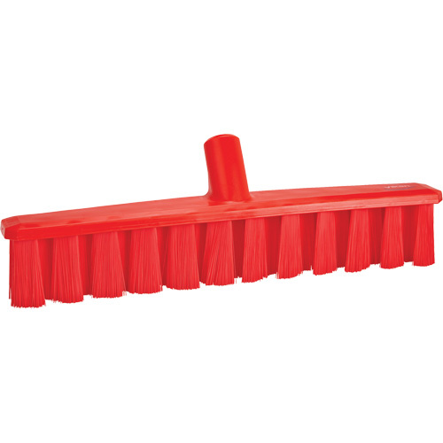 Vikan 31734 UST Push Broom UST Push Broom, Medium Bristles, 15-1/4", Polyester, Red - Each