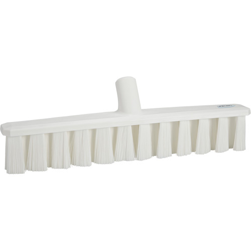 Vikan 31735 UST Push Broom UST Push Broom, Medium Bristles, 15-1/4", Polyester, White - Each