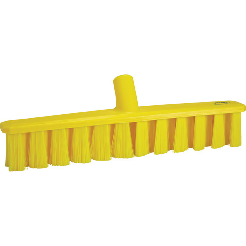 Vikan 31736 UST Push Broom UST Push Broom, Medium Bristles, 15-1/4", Polyester, Yellow - Each