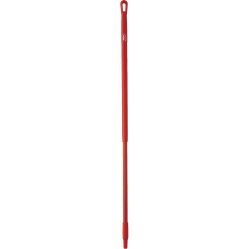 Vikan 29364 Handle Handle, Broom/Brush/Pad Holder/Scraper/Squeegee, Red, Standard, 51-1/2" L - Each