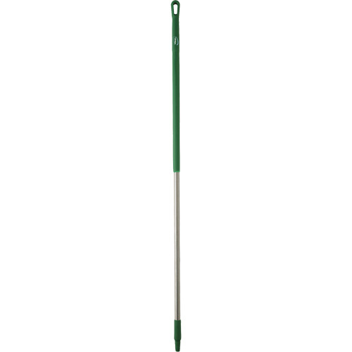 Vikan 29392 Handle Handle, Broom/Brush/Pad Holder/Scraper/Squeegee, Green, Ergonomic, 59" L - Each