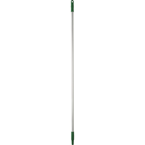 Vikan 29592 Basic Handle Basic Handle, Broom/Scraper/Squeegee, Green, Standard, 57" L - Each