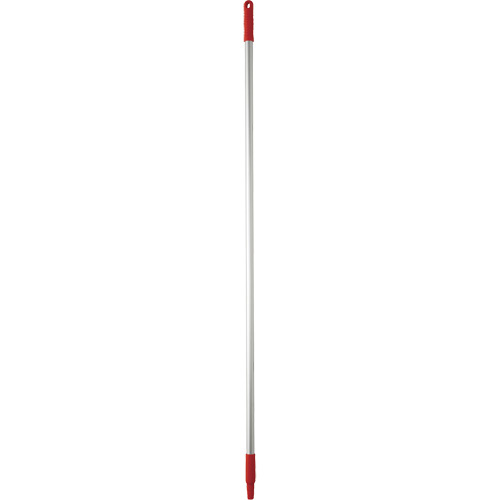 Vikan 29594 Basic Handle Basic Handle, Broom/Scraper/Squeegee, Red, Standard, 57" L - Each