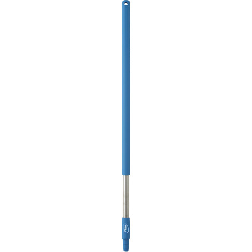 Vikan 29833 Handle Handle, Broom/Brush/Pad Holder/Scraper/Squeegee, Blue, Standard, 40" L - Each